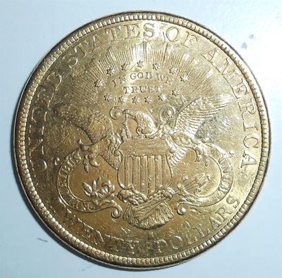 null Twenty Dollars 1897. (Rayures). Poids : 33,5gr.