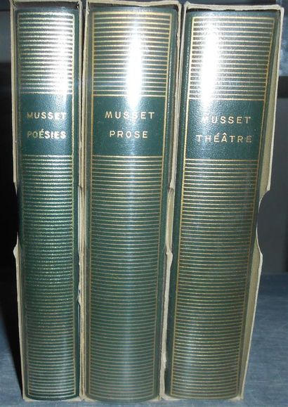 null PLEIADE (Bibliothèque de la ) : Musset. Poésies, Prose et Théâtre. 3 Volumes....