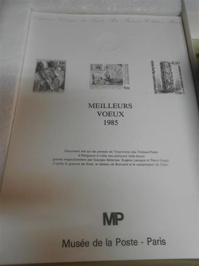 null */**. 6 Volumes. France. Période 1849-1977, Semi-Moderne certains avec adhérence...