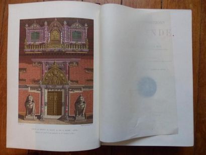 null LE BON (Dr.). Les civilisations de l'Inde. Paris, Firmin-Didot, 1887, in-4,...