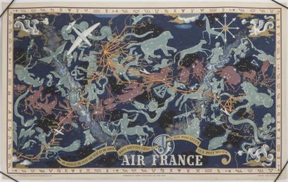 null AIR FRANCE - "de jour et de nuit"
Illustrée par Lucien Boucher
Imprimerie Perceval...