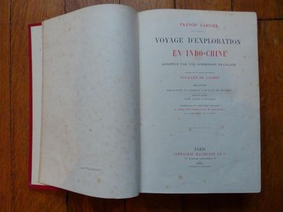 null GARNIER. Voyage d'exploration en Indochine. Paris, Hachette, 1885, in-4, demi-rel....