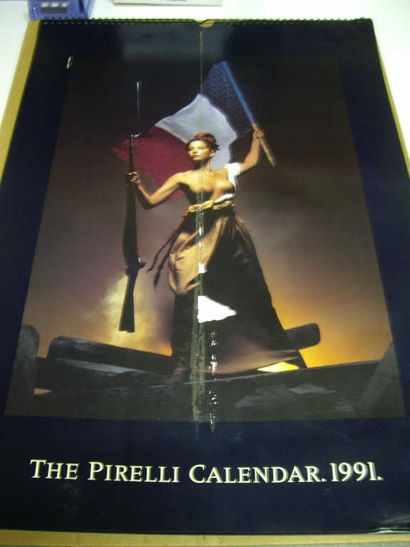 null 3 CALENDRIERS PIRELLI : 1990-Arthur Elgort, n°31 064, 13 photographies couleurs,...
