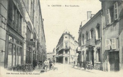null 126 CARTES POSTALES TARN : La Ville de Castres. Dont" Le Carras (état), La Gare...
