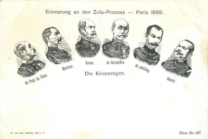 null 28 CARTES POSTALES JUSTICE : L'Affaire Dreyfus. Dont "Affaire Zola-Esterhazy-Die...