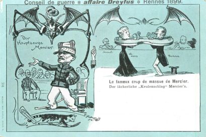 null 28 CARTES POSTALES JUSTICE : L'Affaire Dreyfus. Dont "Affaire Zola-Esterhazy-Die...