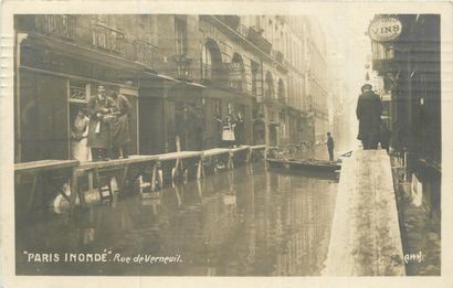 null 69 CARTES POSTALES CATASTROPHE : Inondations 1910. Paris & Région Parisienne....
