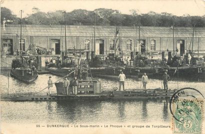 null 31 CARTES POSTALES LES BATEAUX : Divers. Dont" Dunkerque-Le Sous Marin le Phoque...