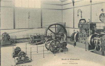 null 51 CARTES POSTALES LE CHAMPAGNE : Maison Moët et Chandon. Dont" Château de Made...