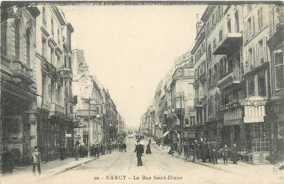 null 141 CARTES POSTALES MEURTHE & MOSELLE : La Ville de Nancy. Dont" Rue Saint Jean...