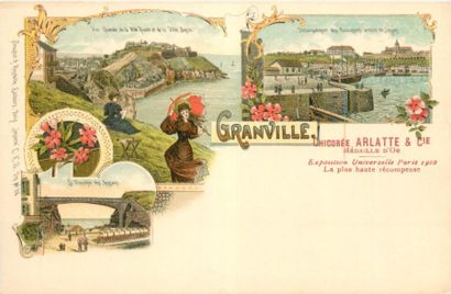 null 133 CARTES POSTALES SOUVENIR DE : France. Diverses Villes, 1896/1904, certaines...