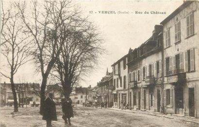 null 127 CARTES POSTALES DOUBS : Villes (majorité), qqs villages, qqs animations,...