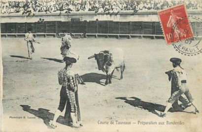 null 42 CARTES POSTALES CORRIDA : France & Etrangers. Dont" Plaza de Toros (Islas...