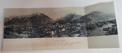 null 59 CARTES POSTALES PANORAMIQUES ETRANGERS : Italie-9cp (dont Couleurs), Suisse-15cp...