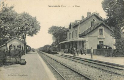 null 79 CARTES POSTALES GARES & TRAINS : Divers Départements. Dont" Chambéry-La Gare...