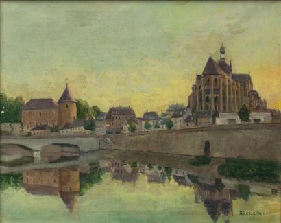 null DEPETASSE Hyppolite Armand (1877-1966)
Vue de la Loire
Huile sur toile, signée...