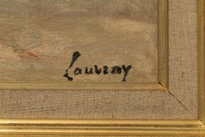 null LAUVRAY Abel (1870-1905)
La campagne avignonnaise
Huile sur toile, signée en...
