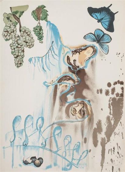 null DALI Salvador (1904-1989), D'après.
Printemps.
Lithographie.
Epreuve d'artiste...