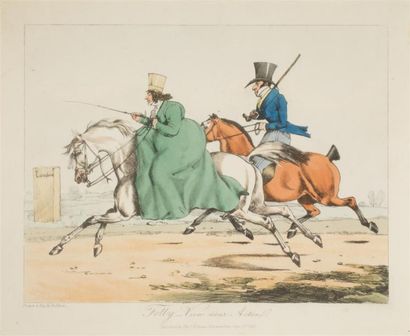 null ALKEN Henry Thomas I (1785-1851) d'après
Chasse à courre
Lithographie en couleurs...