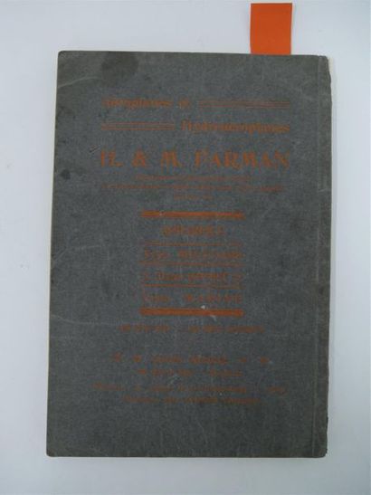 null Almanach de l'aviation 1913
Edité par la librairie aéronautique, Paris
Dos de...