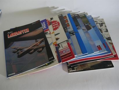 null Lot de 22 livres et revues sur le thème des avions militaires 1939-45 dont éditions...