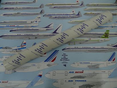 Les avions du Groupe Air France Tube contenant...