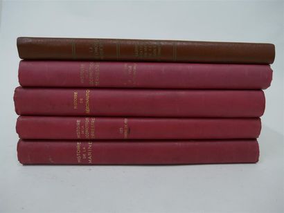 Histoire de la Locomotion Cinq volumes éditée...
