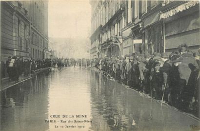 null 54 CARTES POSTALES PARIS : Divers-4cp, L'Assemblée Nationale-28cp & Inondations...