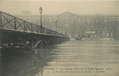 null 54 CARTES POSTALES PARIS : Divers-4cp, L'Assemblée Nationale-28cp & Inondations...