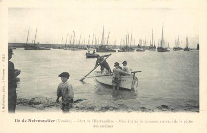 null 38 CARTES POSTALES LA PECHE : Divers Départements, qqs cpsm. Dont" Fort Mahon...