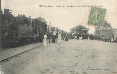 null 8 CARTES POSTALES GARES & TRAINS : Sélection. "Longpré-La Gare, Orry la Ville-La...