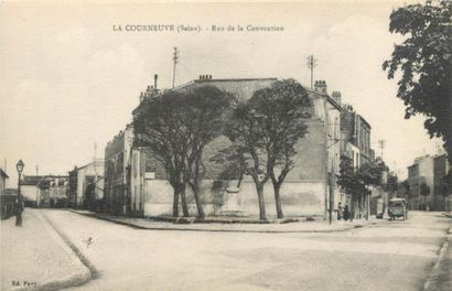 null 75 CARTES POSTALES LA COURNEUVE : "2cp-Vue Générale prise de la Mairie (ville),...