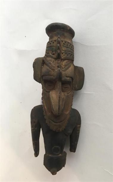 null Fragment statuette bas Sepik, Nouvelle Guinée
h: 20,4 cm