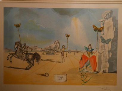 null DALI Salvador (1904-1989)
Les papillons
Estampe en couleur sur papier encadrée...