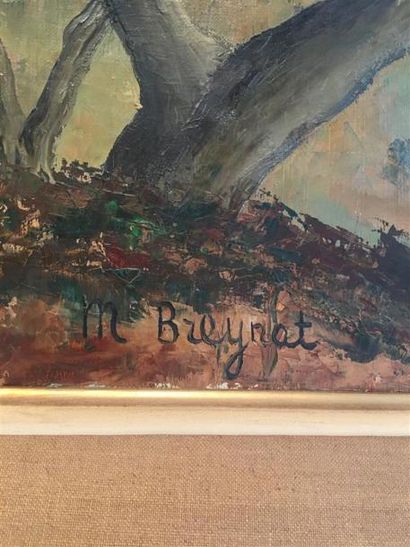null BREYNAT M. (XXe siècle)
Paysage de Villefranche-sur-mer
Huile sur toile signée...