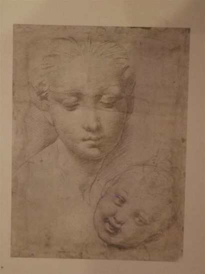 null Mère et son enfant
Reproduction d'après Raphaël encadrée
30,5 x22,5 cm.