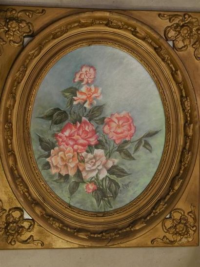 null MINIAU A. ( ?) (XXe siècle)
Bouquet de fleurs
Pastel sur papier, signée et daté...