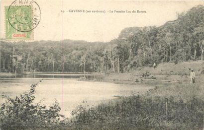 null 35 CARTES POSTALES GUYANE : La Région de Cayenne. "36-Approuague-Guisanbourg...