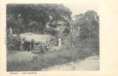 null 24 CARTES POSTALES GUYANE : La Région du Maroni et Divers. "101-Haut Sinnamary-Une...