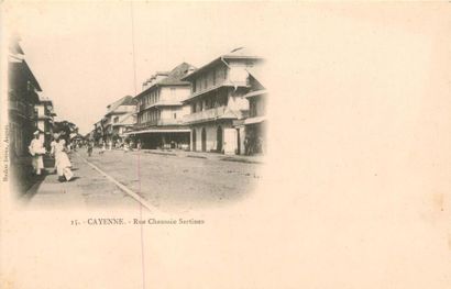 null 24 CARTES POSTALES CAYENNE : Rues, Avenues, Boulevards, Places & Esplanade....