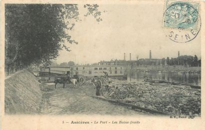 null 889 CARTES POSTALES HAUTS DE SEINE : Asnières-43cp : Inondations 1910-Les Sauveteurs,...