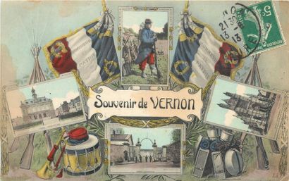 null 400 CARTES POSTALES MILITARIA : France, Etrangers, Cartes Photos et Illustrations....