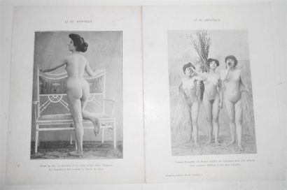 null 48 CARTES POSTALES, PHOTOS & DOCUMENTS NUS : Nus & Erotisme. Dont" Photographies...