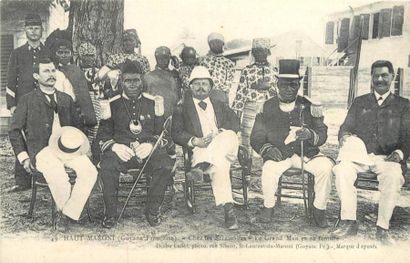 null 16 CARTES POSTALES SCENES & TYPES GUYANE : Les Hommes & Groupes. "37-Approuague-La...