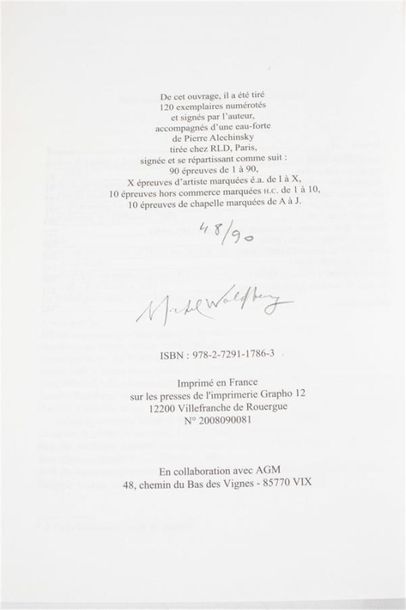 null ALECHINSKY Pierre (1927) et WALDBERG Michel (1940- 2012)
"Poésies de 1950 à...