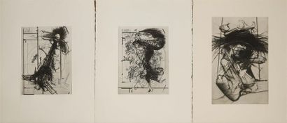 null DADO (1933-2010)
"Composition abstraite"
Série de 15 gravures à l'eau forte...