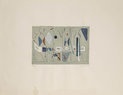 null SZENES Arpad (1897-1985)
"Composition abstraite"
D'un lot de 4 lithographies...