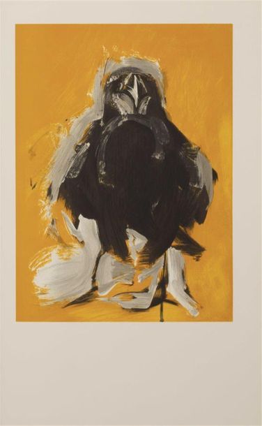 null POMAR Julio (1926-2018) (d'après)
"Corbeau sur fond jaune"
D'un lot de 168 lithographies...