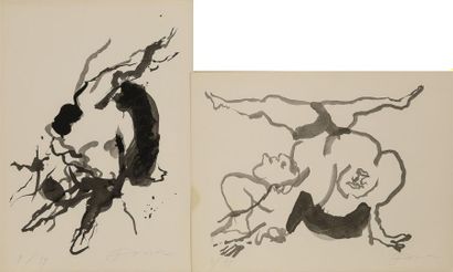 null POMAR Julio (1926-2018)
 "Catch"
Série de 7 lithographies sur papier, signées...