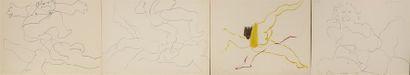 null POMAR Julio (1926-2018)
"Catch"
Série de 16 lithographies sur papier, signées...